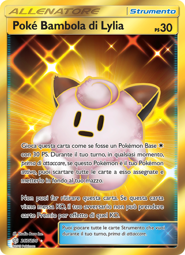 Poké Bambola di Lylia 267/271 — Cosmic Eclipse (Italian Pokémon TCG card)