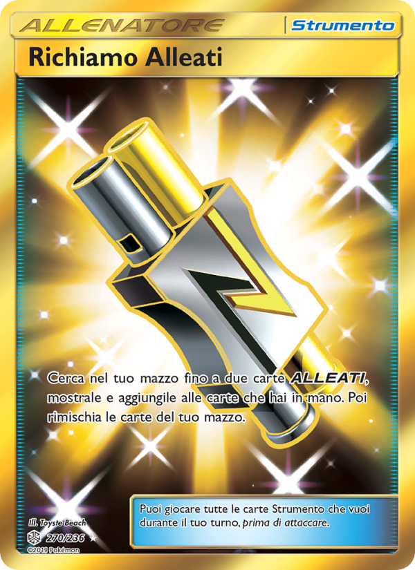 Richiamo Alleati 270/271 — Cosmic Eclipse (Italian Pokémon TCG card)
