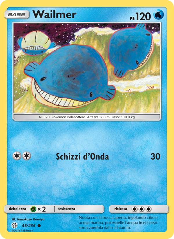 Wailmer 045/271 — Cosmic Eclipse (Italian Pokémon TCG card)