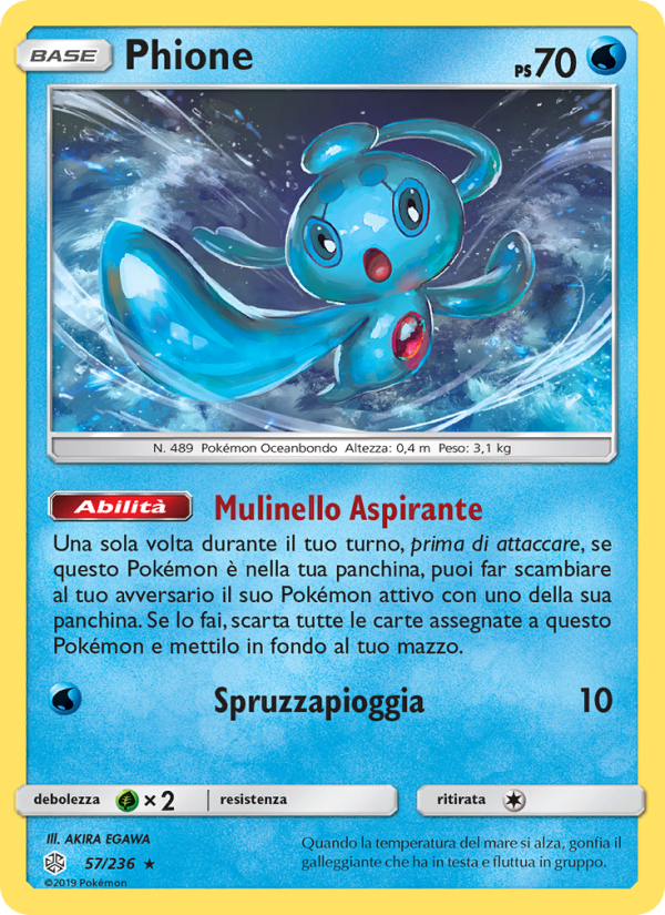 Phione 057/271 — Cosmic Eclipse (Italian Pokémon TCG card)