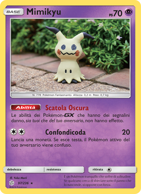 Mimikyu 097/271 — Cosmic Eclipse (Italian Pokémon TCG card)