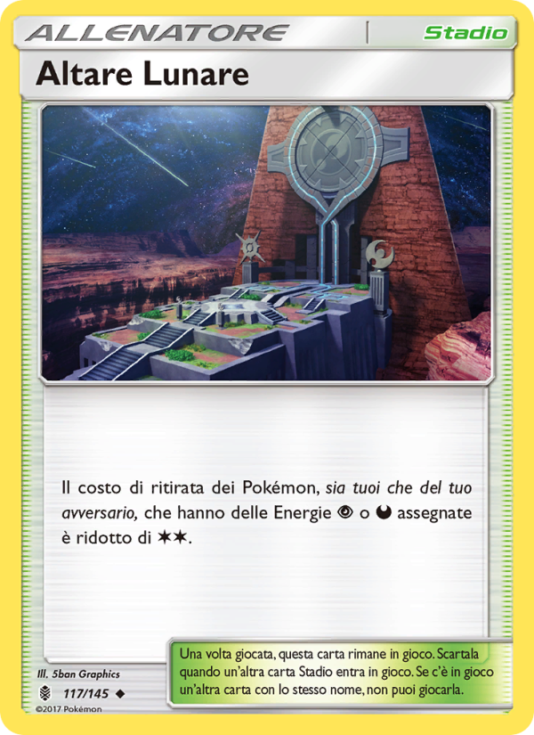 Altare Lunare 117/169 — Guardians Rising (Italian Pokémon TCG card)