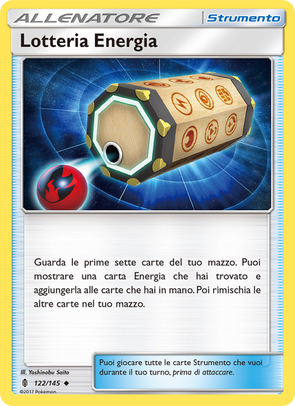 Lotteria Energia 122/169 — Guardians Rising (Italian Pokémon TCG card)