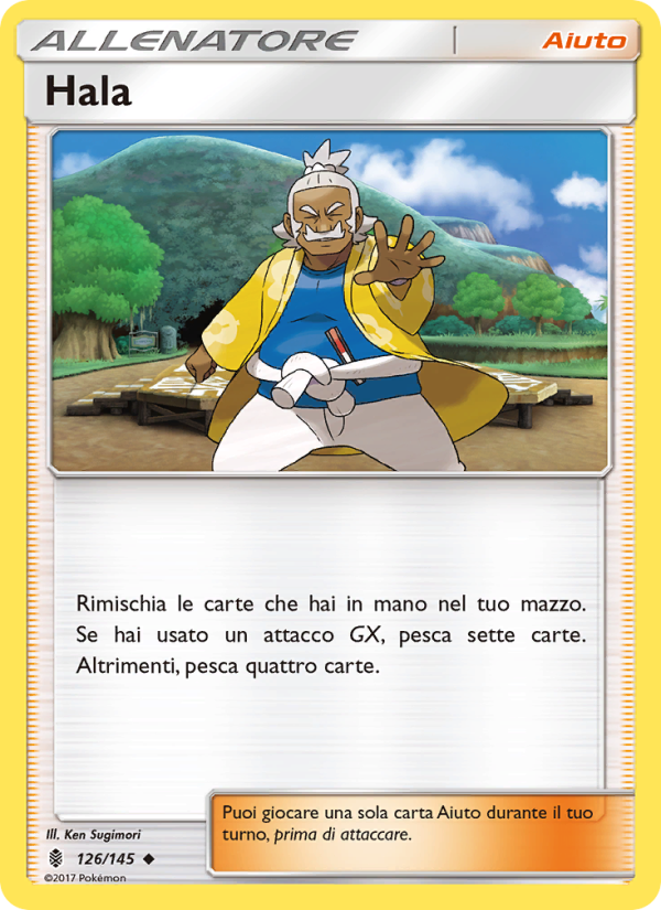 Hala 126/169 — Guardians Rising (Italian Pokémon TCG card)