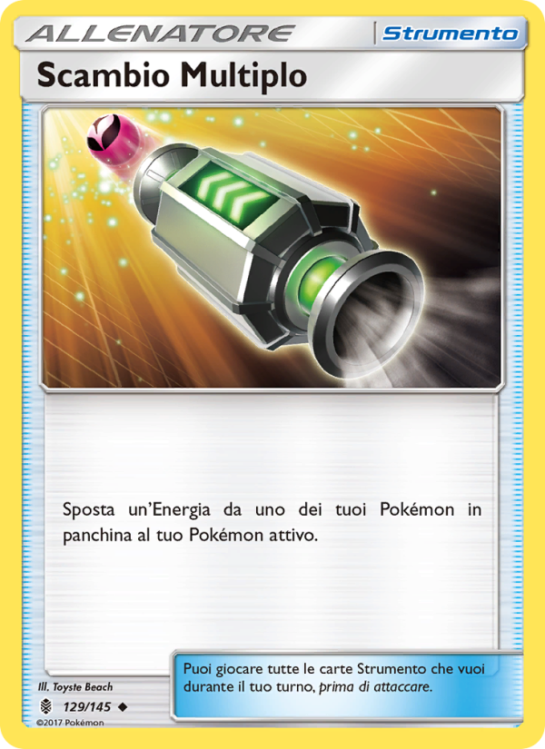 Scambio Multiplo 129/169 — Guardians Rising (Italian Pokémon TCG card)