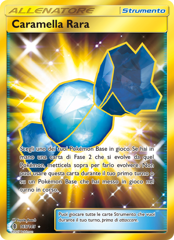 Caramella Rara 165/169 — Guardians Rising (Italian Pokémon TCG card)