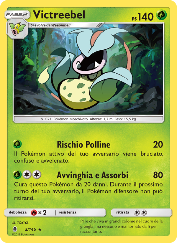 Victreebel 003/169 — Guardians Rising (Italian Pokémon TCG card)