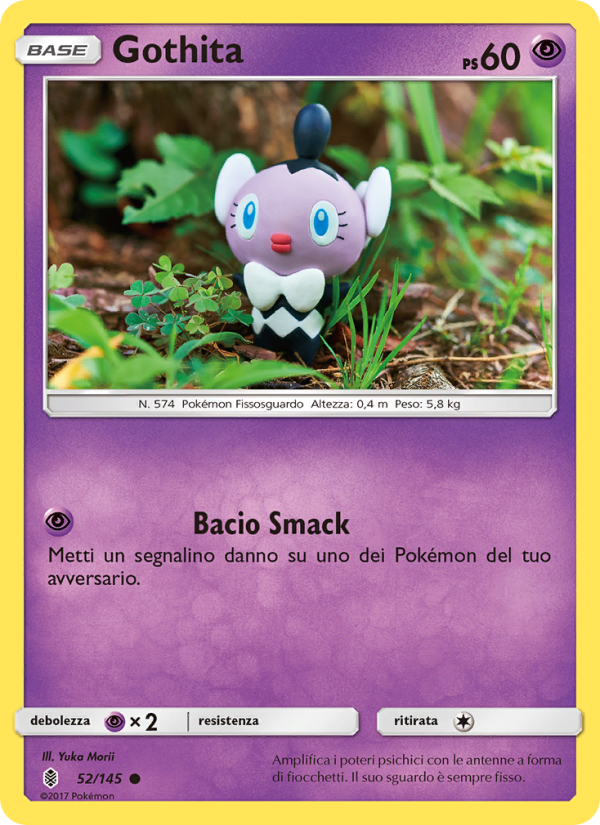 Gothita 052/169 — Guardians Rising (Italian Pokémon TCG card)