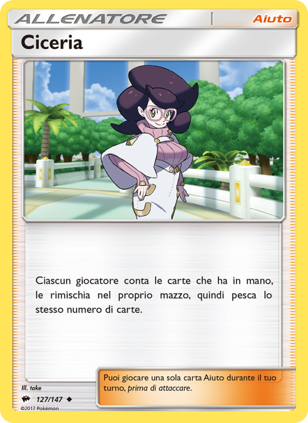 Ciceria 127/169 — Burning Shadows (Italian Pokémon TCG card)