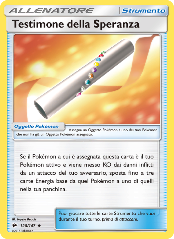 Testimone della Speranza 128/169 — Burning Shadows (Italian Pokémon TCG card)