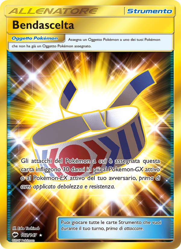 Bendascelta 162/169 — Burning Shadows (Italian Pokémon TCG card)
