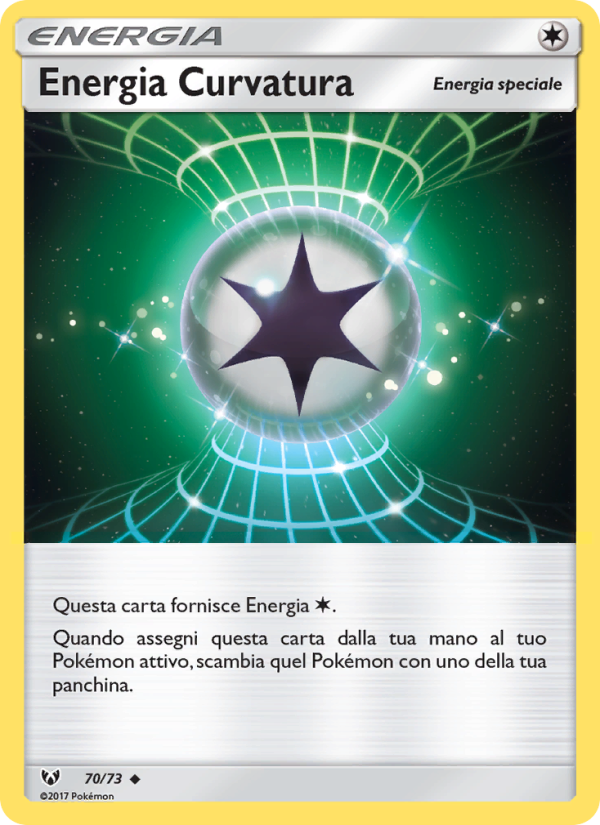Energia Curvatura 070/78 — Shining Legends (Italian Pokémon TCG card)