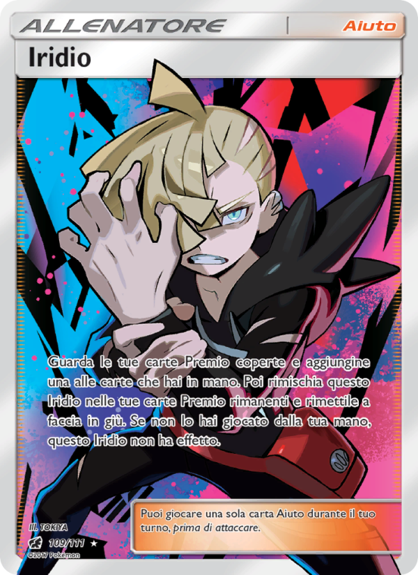 Iridio 109/124 — Crimson Invasion (Italian Pokémon TCG card)