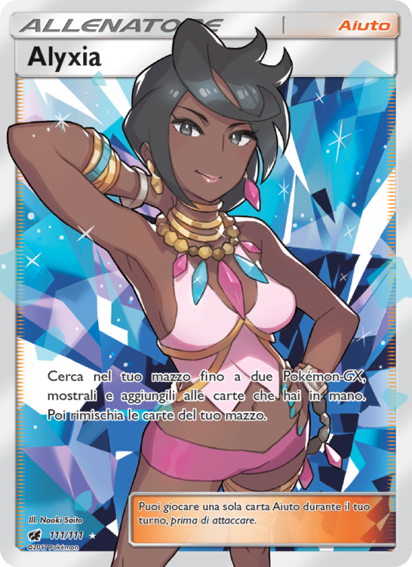 Alyxia 111/124 — Crimson Invasion (Italian Pokémon TCG card)