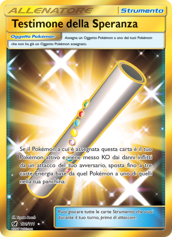 Testimone della Speranza 121/124 — Crimson Invasion (Italian Pokémon TCG card)