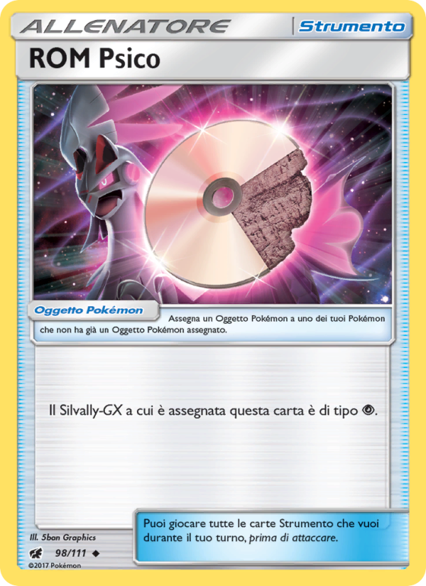ROM Psico 098/124 — Crimson Invasion (Italian Pokémon TCG card)