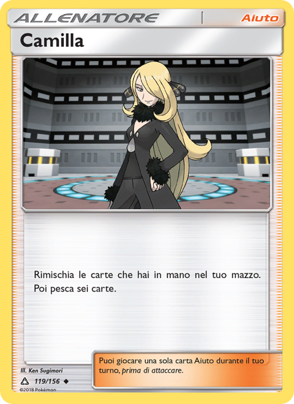 Camilla 119/173 — Ultra Prism (Italian Pokémon TCG card)