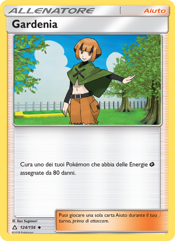 Gardenia 124/173 — Ultra Prism (Italian Pokémon TCG card)