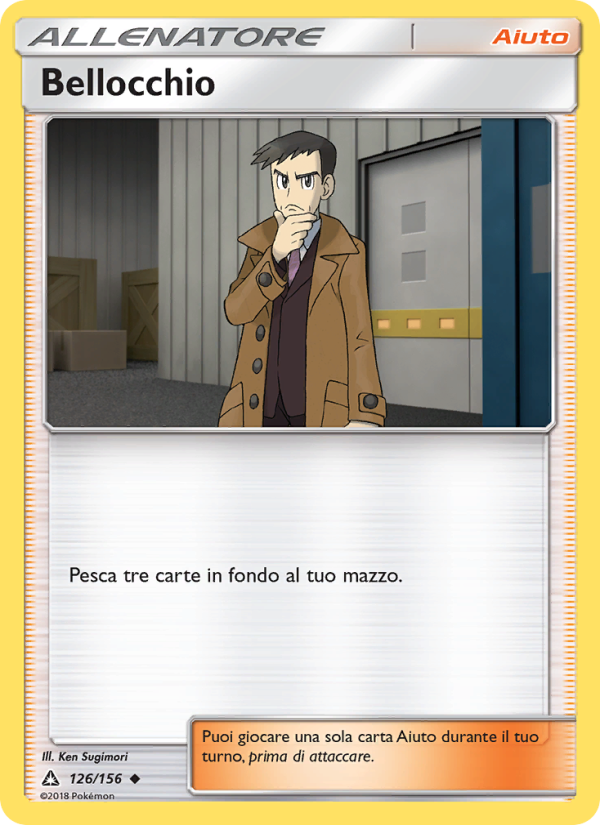 Bellocchio 126/173 — Ultra Prism (Italian Pokémon TCG card)