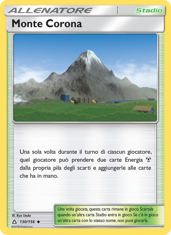 Monte Corona 130/173 — Ultra Prism (Italian Pokémon TCG card)