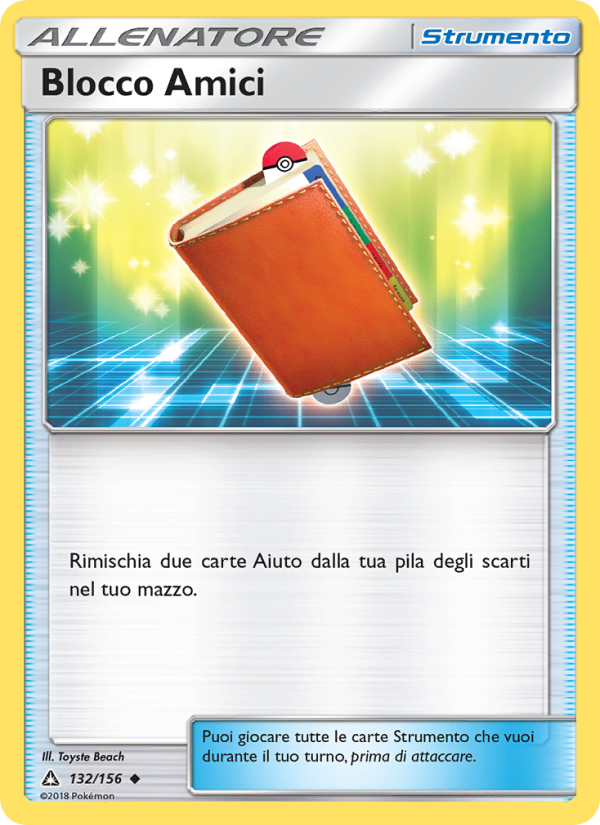 Blocco Amici 132/173 — Ultra Prism (Italian Pokémon TCG card)