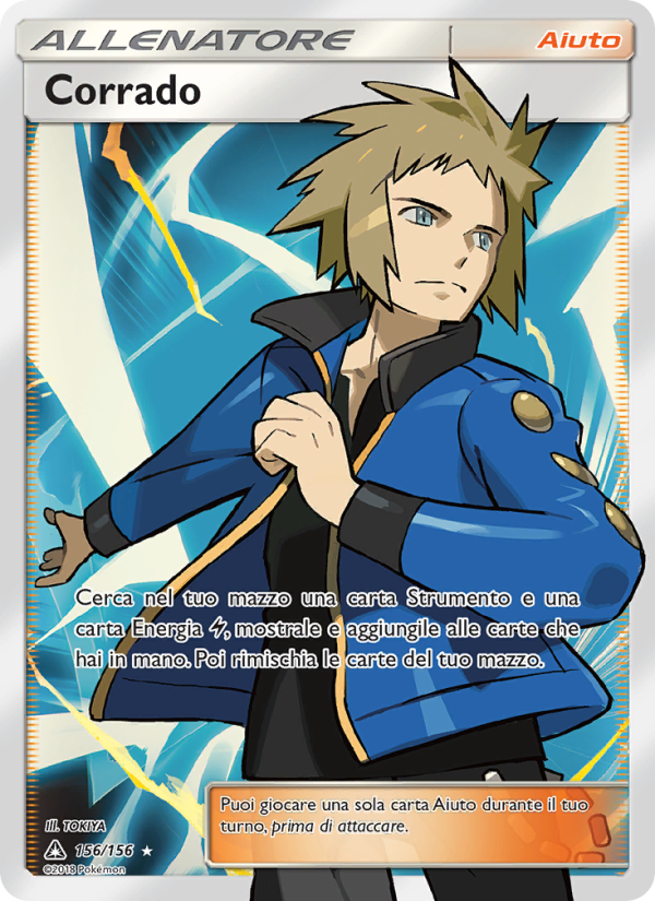 Corrado 156/173 — Ultra Prism (Italian Pokémon TCG card)
