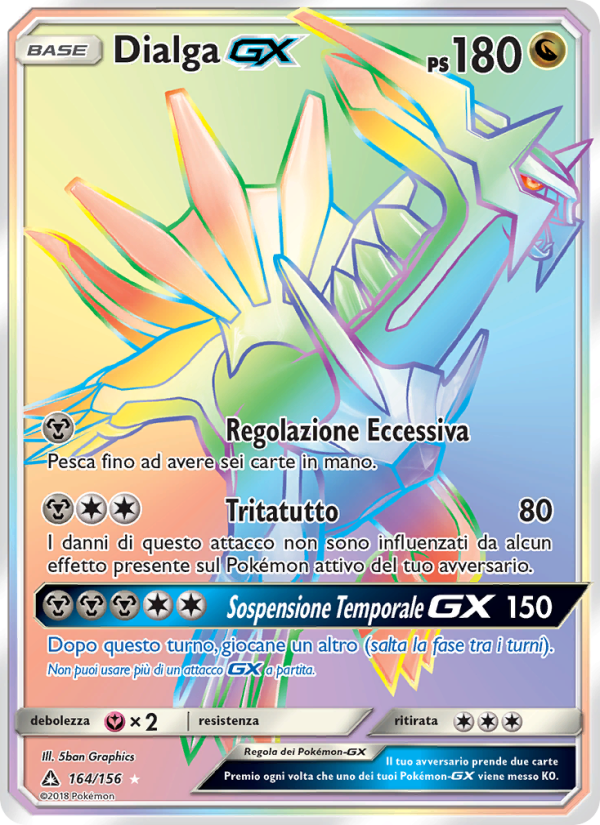 Dialga GX 164/173 — Ultra Prism (Italian Pokémon TCG card)