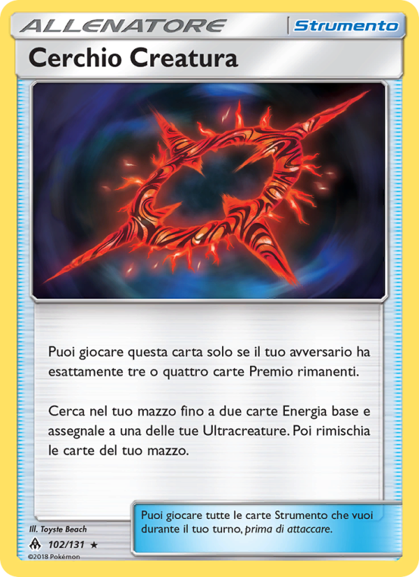 Cerchio Creatura 102/146 — Grauen Der Lichtfinsternis (Italian Pokémon TCG card)