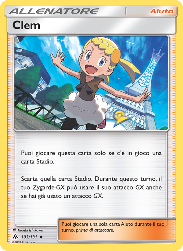 Clem 103/146 — Grauen Der Lichtfinsternis (Italian Pokémon TCG card)