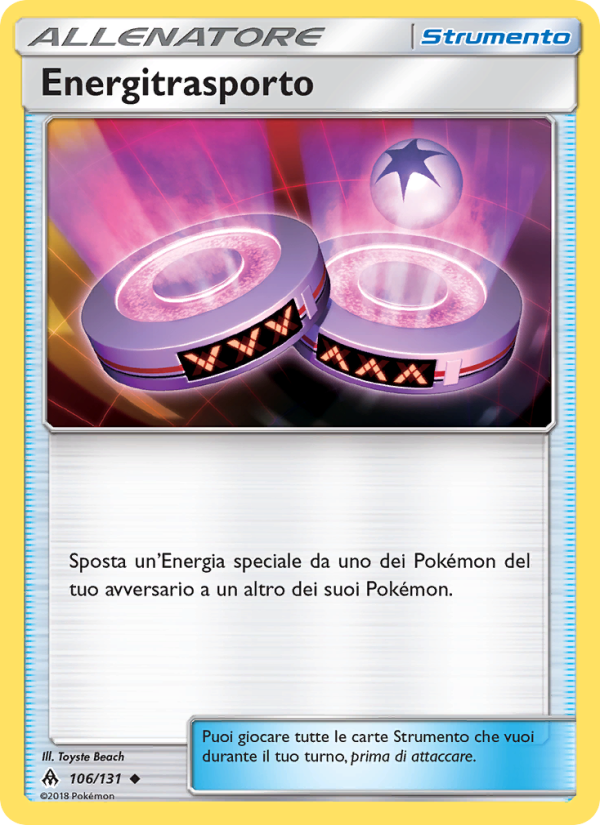 Energitrasporto 106/146 — Grauen Der Lichtfinsternis (Italian Pokémon TCG card)