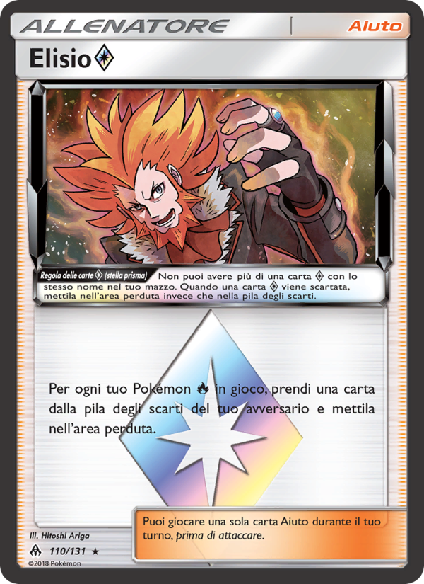 Elisio ◇ 110/146 — Grauen Der Lichtfinsternis (Italian Pokémon TCG card)