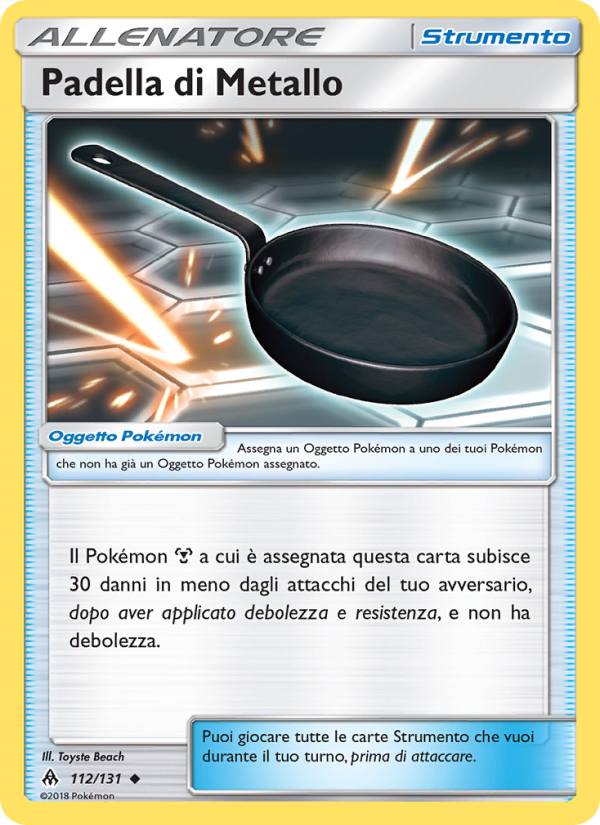 Padella di Metallo 112/146 — Grauen Der Lichtfinsternis (Italian Pokémon TCG card)
