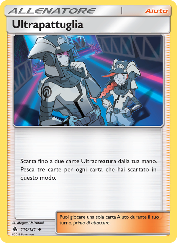 Ultrapattuglia 114/146 — Grauen Der Lichtfinsternis (Italian Pokémon TCG card)