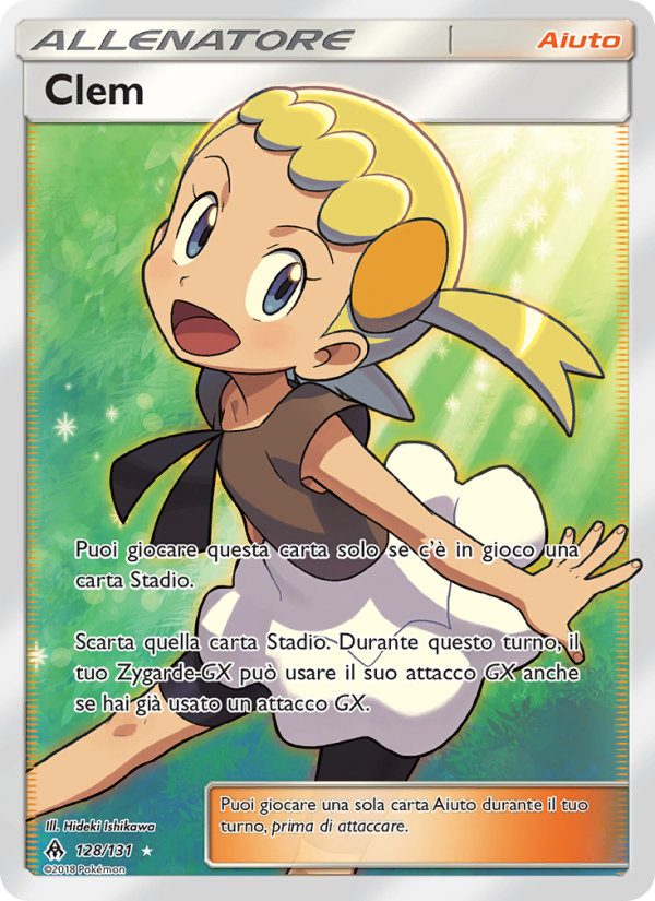 Clem 128/146 — Grauen Der Lichtfinsternis (Italian Pokémon TCG card)