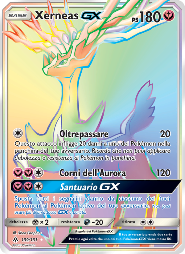 Xerneas GX 139/146 — Grauen Der Lichtfinsternis (Italian Pokémon TCG card)