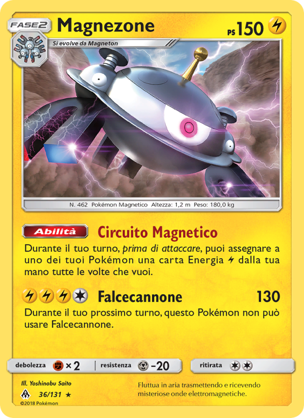 Magnezone 036/146 — Grauen Der Lichtfinsternis (Italian Pokémon TCG card)