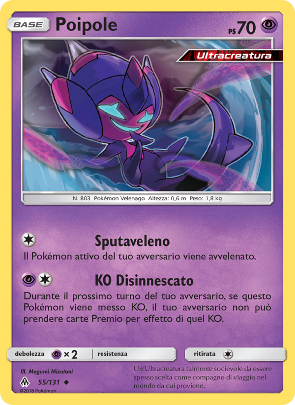 Poipole 055/146 — Grauen Der Lichtfinsternis (Italian Pokémon TCG card)