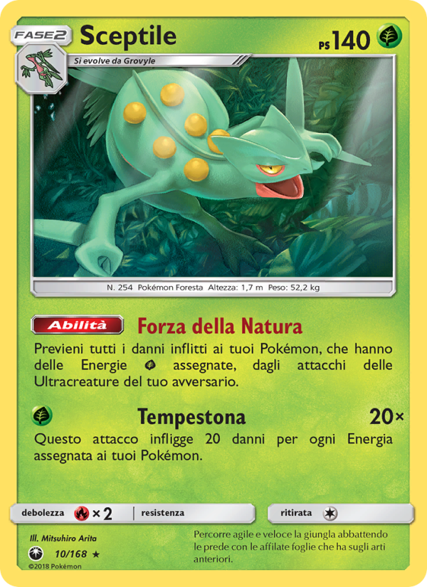 Sceptile 010/183 — Celestial Storm (Italian Pokémon TCG card)