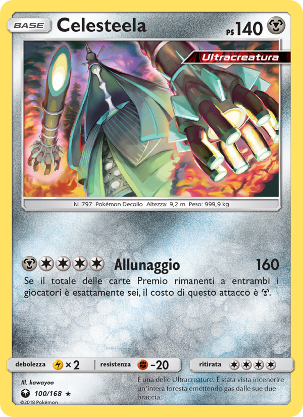 Celesteela 100/183 — Celestial Storm (Italian Pokémon TCG card)