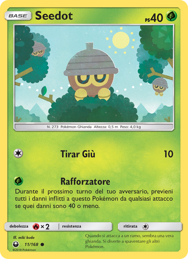 Seedot 011/183 — Celestial Storm (Italian Pokémon TCG card)