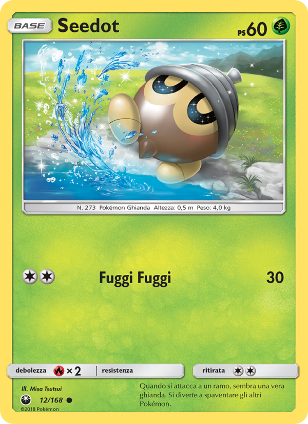 Seedot 012/183 — Celestial Storm (Italian Pokémon TCG card)
