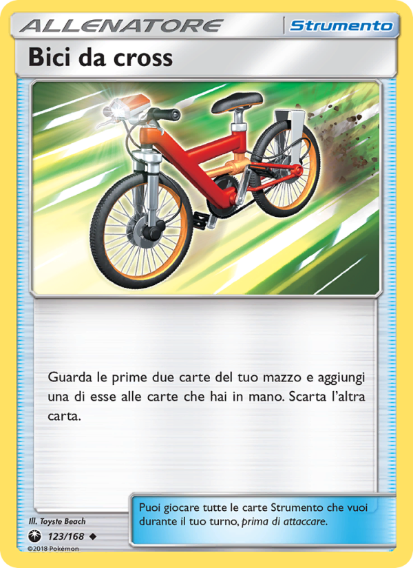 Bici da cross 123/183 — Celestial Storm (Italian Pokémon TCG card)