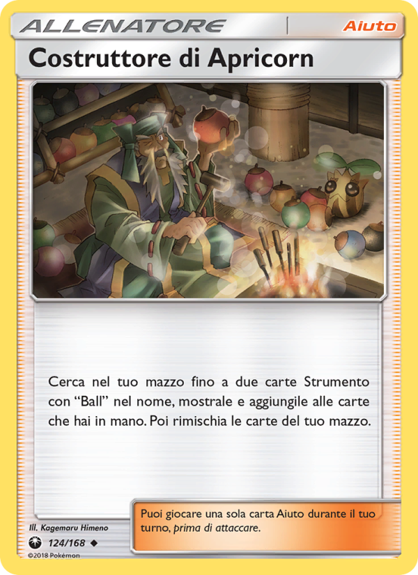 Costruttore di Apricorn 124/183 — Celestial Storm (Italian Pokémon TCG card)