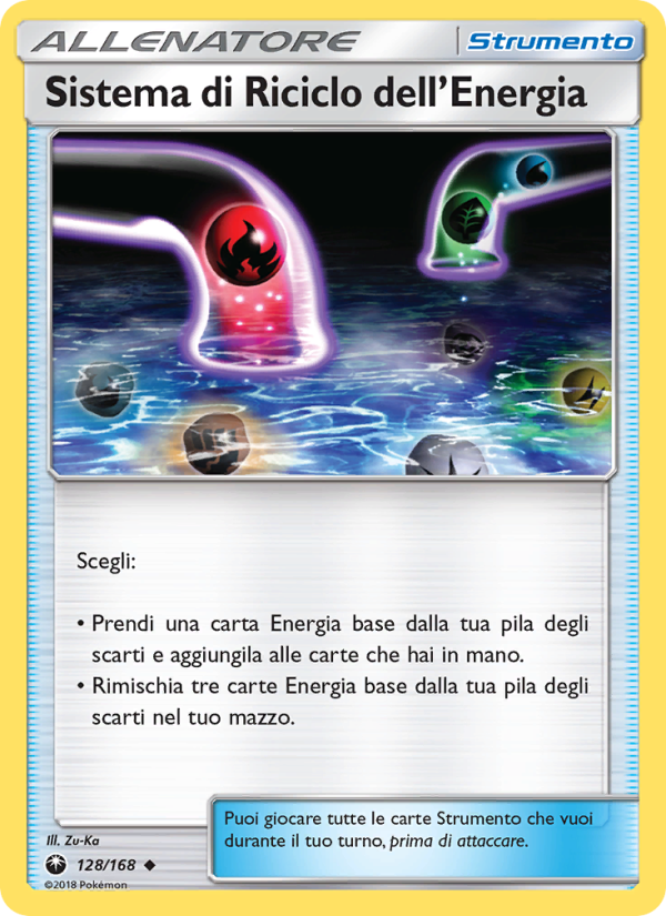 Sistema di Riciclo dell’Energia 128/183 — Celestial Storm (Italian Pokémon TCG card)
