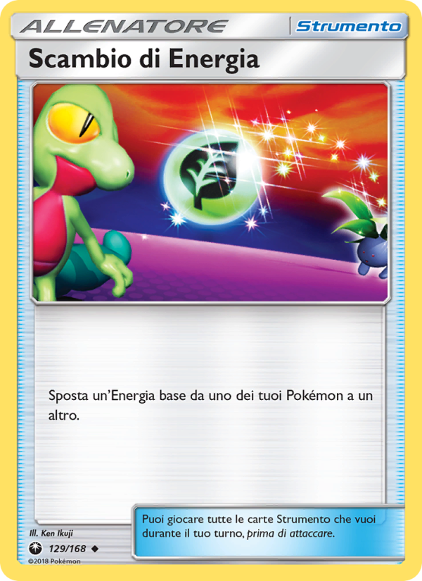 Scambio di Energia 129/183 — Celestial Storm (Italian Pokémon TCG card)