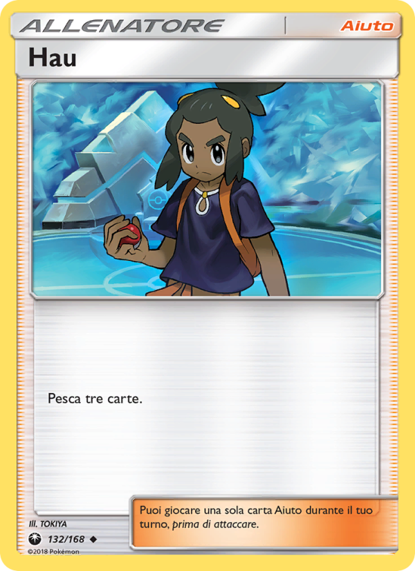 Hau 132/183 — Celestial Storm (Italian Pokémon TCG card)
