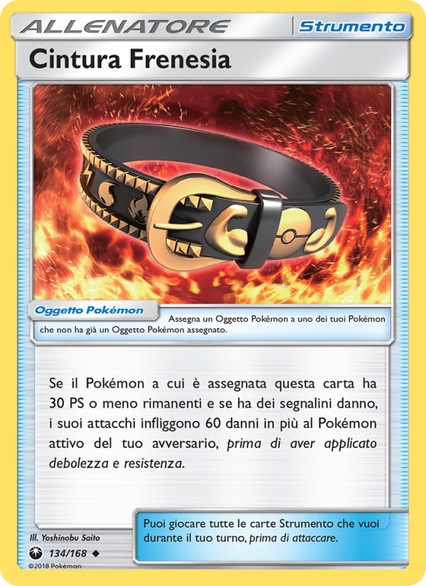 Cintura Frenesia 134/183 — Celestial Storm (Italian Pokémon TCG card)