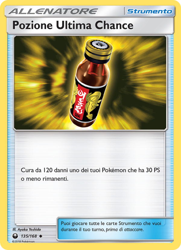 Pozione Ultima Chance 135/183 — Celestial Storm (Italian Pokémon TCG card)