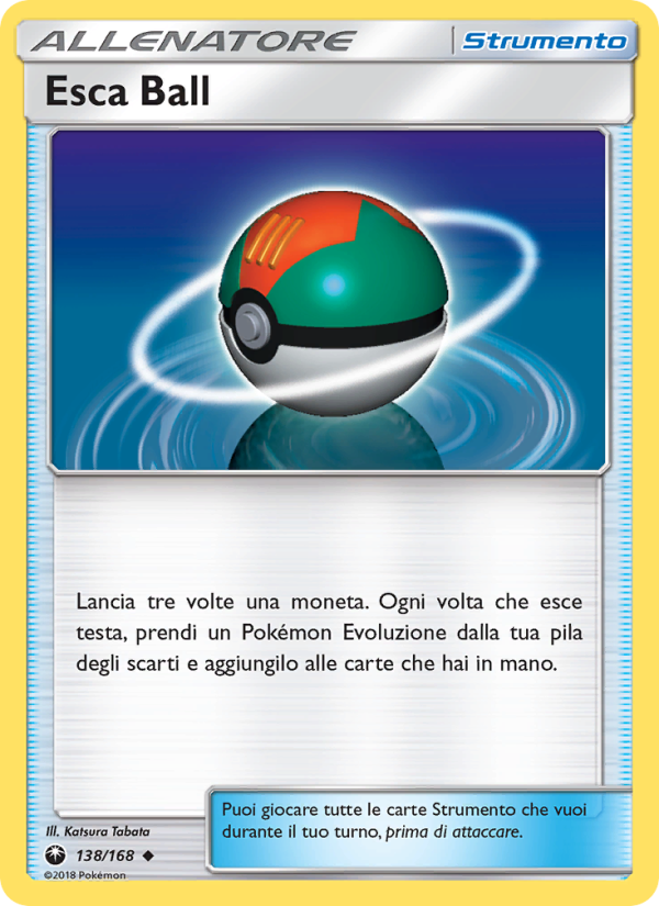Esca Ball 138/183 — Celestial Storm (Italian Pokémon TCG card)