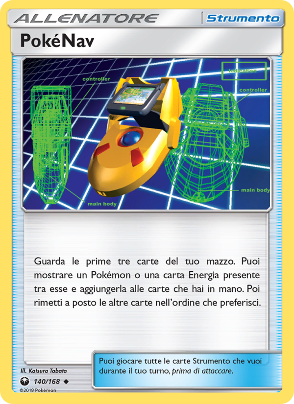 PokéNav 140/183 — Celestial Storm (Italian Pokémon TCG card)